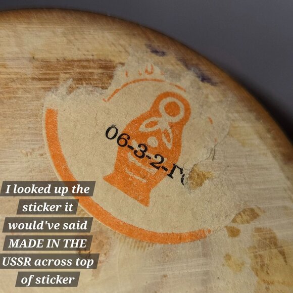 Hand-Painted Russian Nesting Dolls Set Of 6 Floral Design Wooden Dolls, Matryosk - Picture 4 of 5